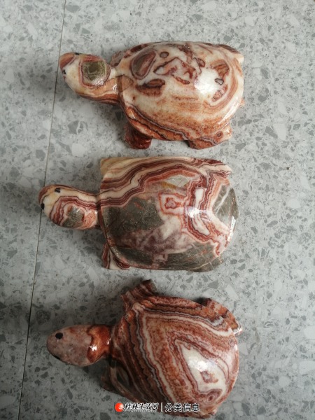 猪肉石雕刻长寿乌龟摆件