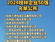 2024桂林企业50强名单公布